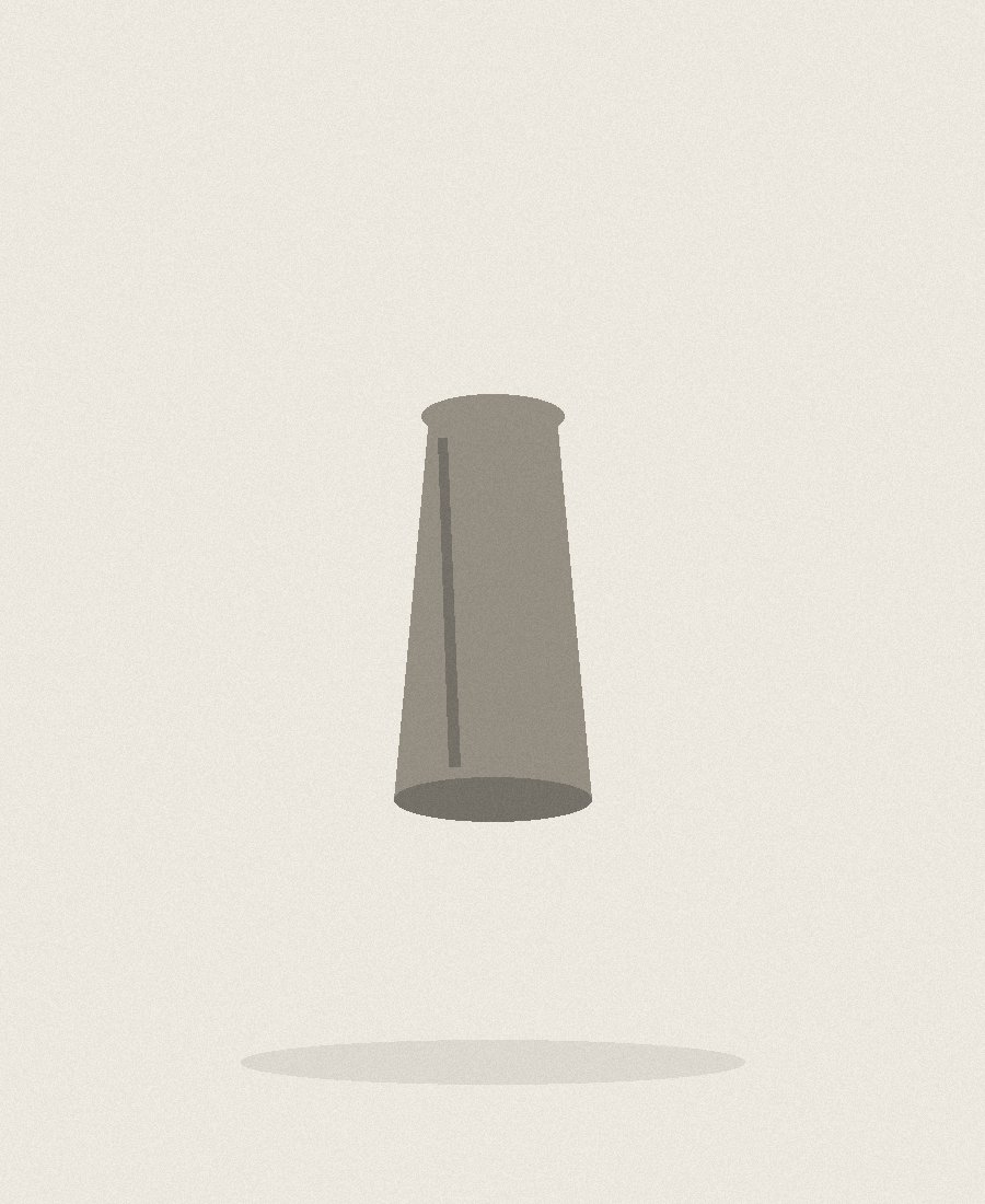 Vessel 001 — tall stoneware form