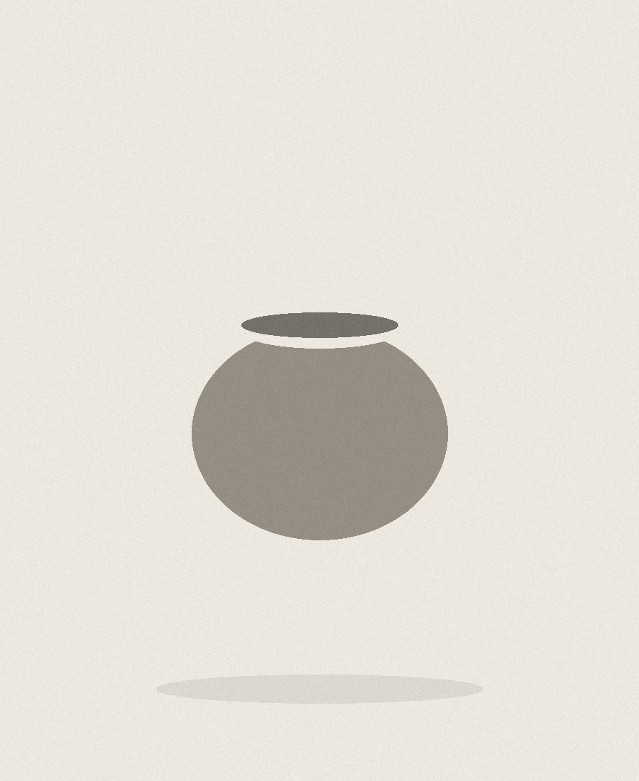 Bowl 003 — bulbous low form